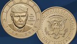У США випустили доларові монети із зображенням Трампа. ФОТО