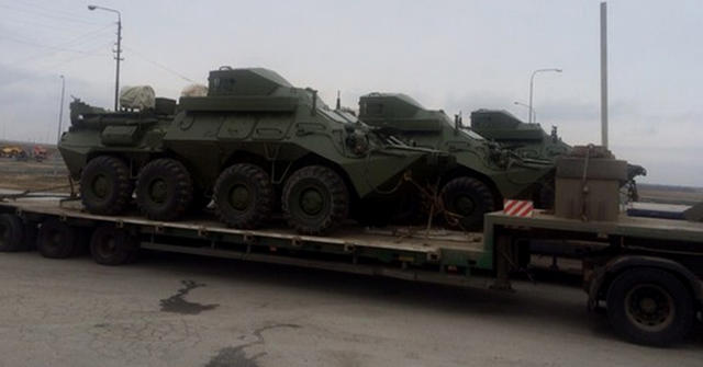 Russian occupants employed command vehicle R-149MA1 for Donbas invasion 01