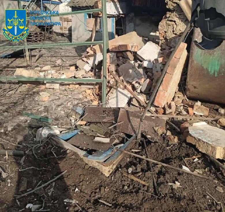 ворожі обстріли Херсонщини