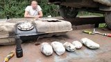 Украинец пытался вывезти в Россию опия на 1,5 млн грн в баке автомобиля, - СБУ. ФОТО