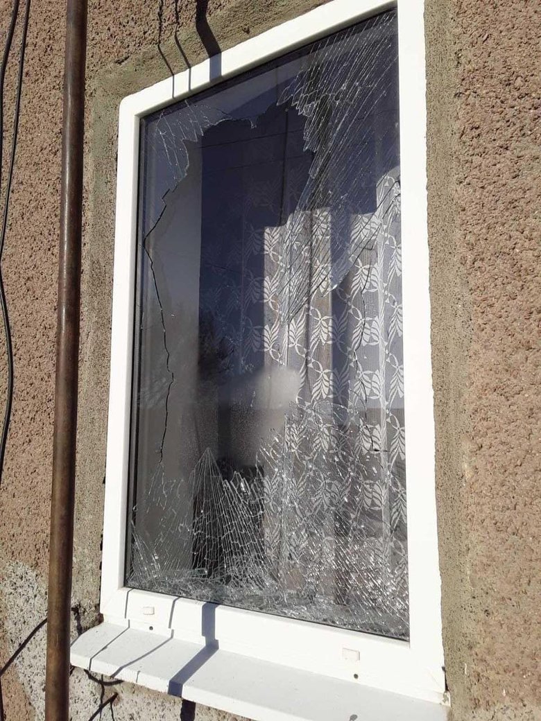 Наслідки вчорашнього обстрілу російськими військами Гранітного 02