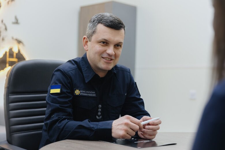 Director of the Department of Mine Action of the State Emergency Service of Ukraine Serhiy Reva