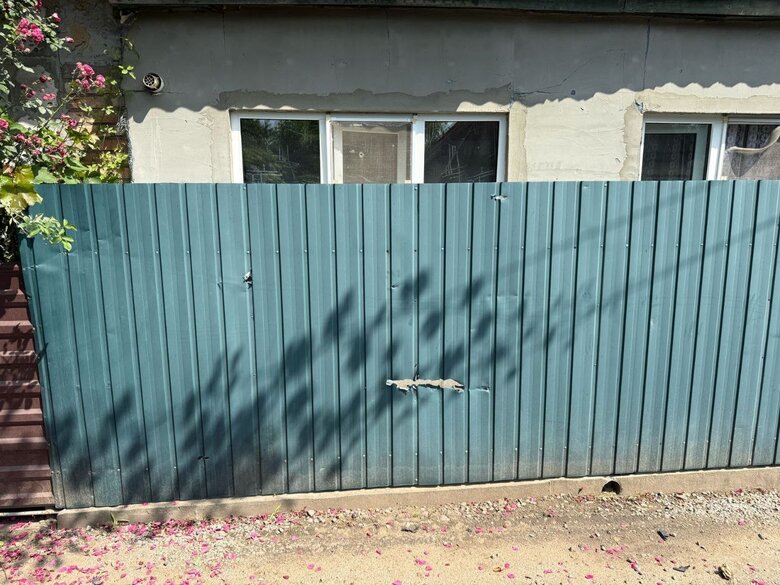 Nikopol after shelling