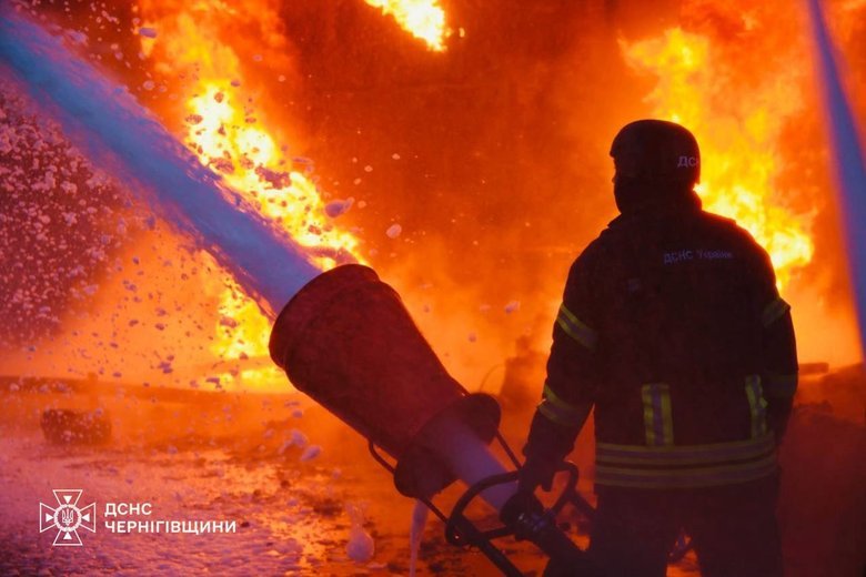 Chernihiv region after shelling