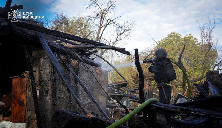 Kyiv region under Russian attack again: One injured, homes and cars damaged