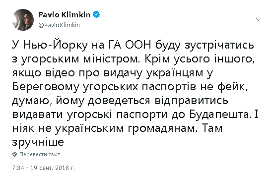 Клімкін вимагатиме пояснень в угорського колеги щодо видачі паспортів українцям 01
