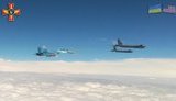 Бомбардувальники США В-52Н у супроводі Су-27 і МіГ-29 увійшли в повітряний простір України, - Повітряні Сили ЗСУ
