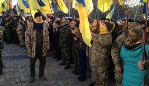 10,000 Maidan Self Defense Activists Marched Through Downtown Kyiv. PHOTO + VIDEO