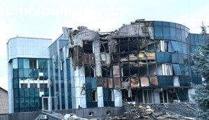 В Кременчуге атаковано здание телерадиокомпании