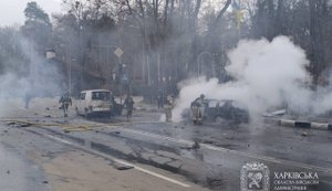 У Харків внаслідок атаки російських дронів постраждали щонайменше кілька людей