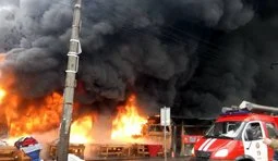 пожар рынок секонд-хенд