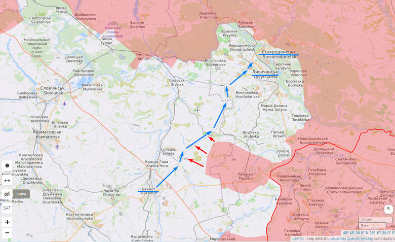 Що відбувається в районі Сєверодонецька, і наскільки велика загроза? 01