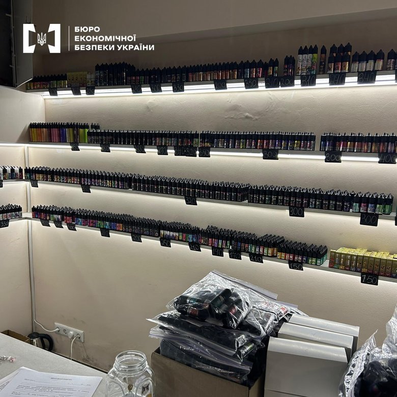 БЕБ вилучило контрафактних вейпів на понад 3,7 мільйона в Київській області