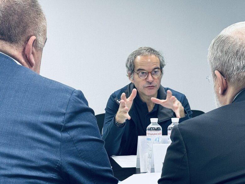 Rafael Grossi arrived in Ukraine on a visit on 3 June.