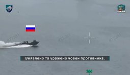 Бійці 40 бригади уразили 2 човни з російським десантом