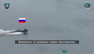 Воины 40-й бригады береговой обороны уничтожили 2 лодки с российским десантом на Днепре. ВИДЕО