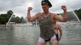 Пьяный день пограничника в России: водка, пиво и фонтаны. ФОТОрепортаж+ВИДЕО(обновлено)