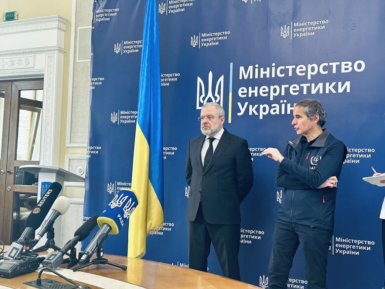 Rafael Grossi arrived in Ukraine on a visit on 3 June.