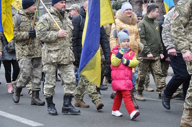 У Києві відбувся марш памяті захисників Дебальцівського плацдарму 05 У Києві відбувся марш памяті захисників Дебальцівського плацдарму 05