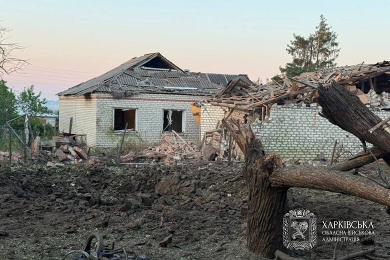 Ізюм після обстрілу