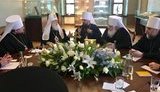 Священний синод ПЦУ відбувається на території Софійського собору в Києві. ФОТОрепортаж