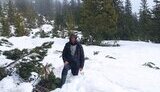 уклоняющийся без обуви в Карпатах