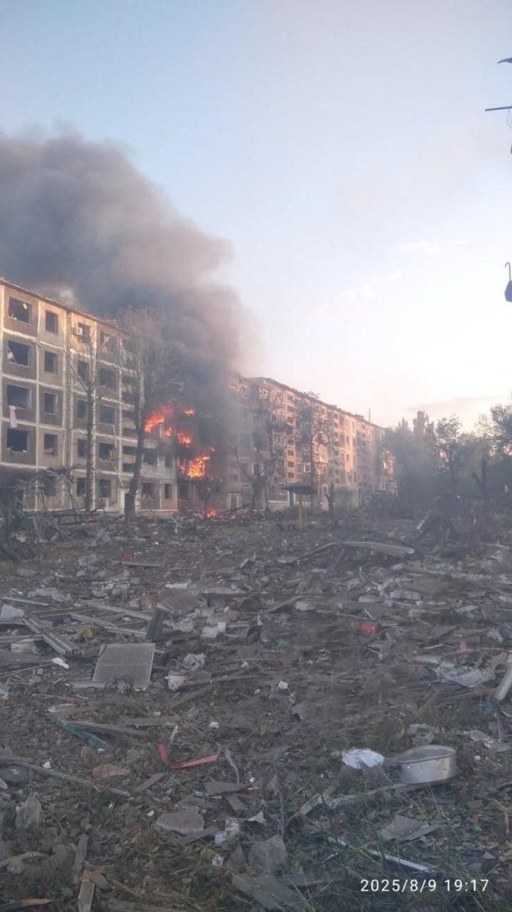 Consequences of the shelling of Donetsk region
