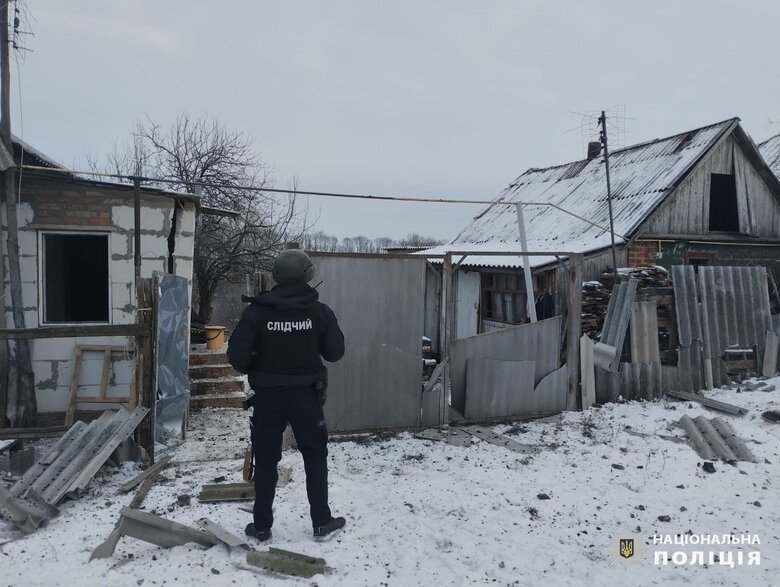 Обстріл Богодухівського району на Харківщині 6 січня
