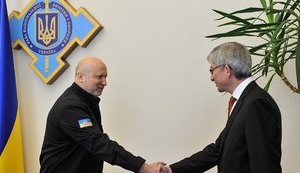 "Putin is not going to get away from occupied territories, Donbas war is a leverage upon Ukraine and Europe for him", - NSDC Secretary Turchynov. PHOTOS