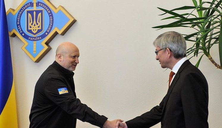 "Putin is not going to get away from occupied territories, Donbas war is a leverage upon Ukraine and Europe for him", - NSDC Secretary Turchynov. PHOTOS