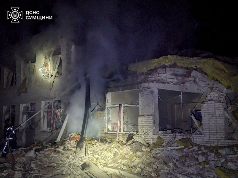 Нічна атака по медичному закладу у Шостці