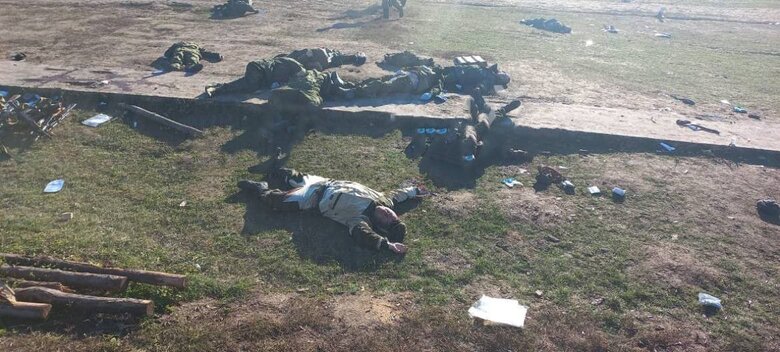 Lots of shot Russian soldiers - photos of consequences of shooting, arranged by Tajiks at training ground in Belgorod region, appeared 03