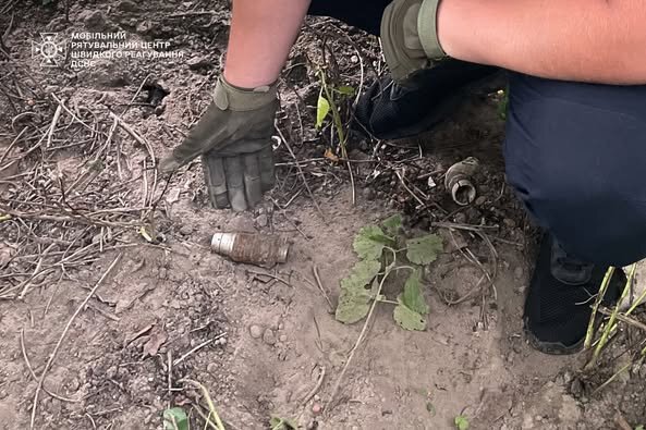 Sappers defused a VOG25 grenade
