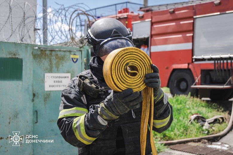 A Russian FPV drone attacked an energy facility in the Kramatorsk district