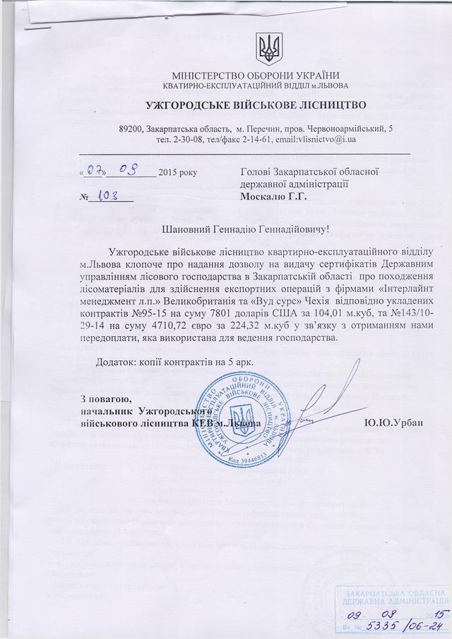 лес