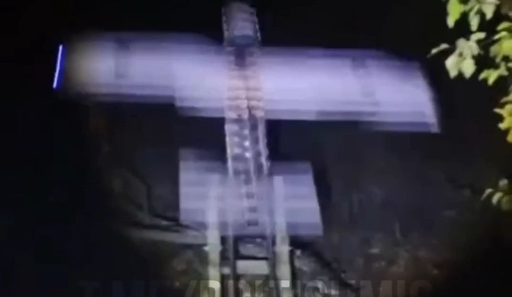 Російський БпЛА "Молнія" стартує із катапульти і вибухає одразу після запуску. ВIДЕО
