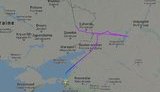 Російський літак увійшов у повітряний простір над Донбасом і Харківщиною