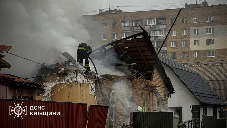 Киевская область после обстрела