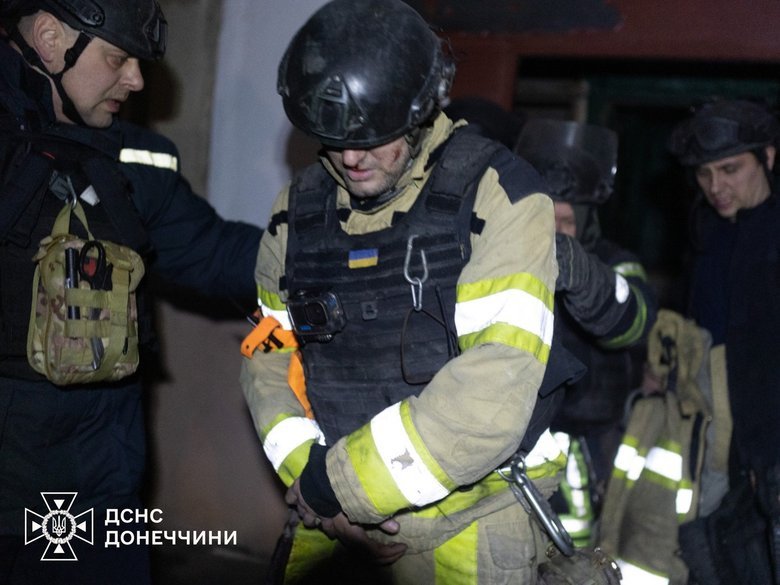 Strike on rescuers in Donetsk region