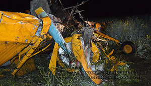 Shmel aircraft crashed in Volyn region, pilot killed, - National Police. PHOTOS+VIDEO