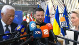 Zelenskyy arrives at emergency EU summit in Brussels.