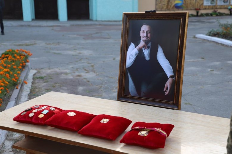 Farewell to pilot Oleksandr Borovyk