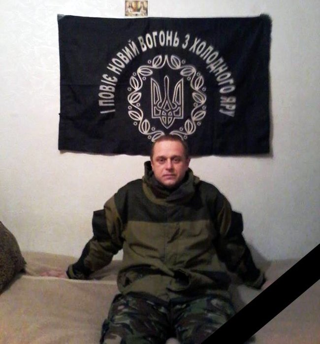 Right Sector fighter Mykhailo Dymytrov dies of combat injuries in hospital 02 Right Sector fighter Mykhailo Dymytrov dies of combat injuries in hospital 02