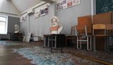 Архітектурний корпус КНУБА пошкоджено внаслідок атаки РФ на Київ. ФОТОрепортаж