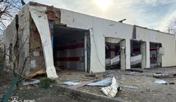 Пошкоджено пожежну частину на Донеччині