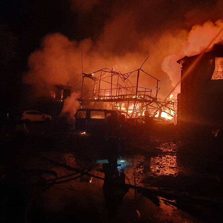 Consequences of drone attacks in Kharkiv and region: 5 fires broke out 03