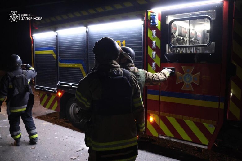наслідки обстрілу Запоріжжя