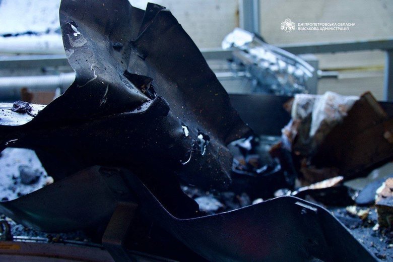 Russia struck a Nova Poshta sorting terminal in Dnipro