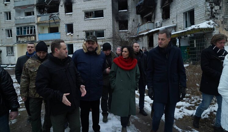 Прем’єр-міністр Бельгії Де Кроо відвідав Бучу та Бородянку. ФОТОрепортаж