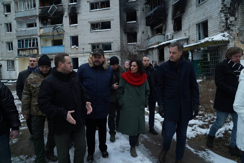 Belgian Prime Minister De Croix visited Bucha and Borodianka 01